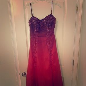 Red Ballgown